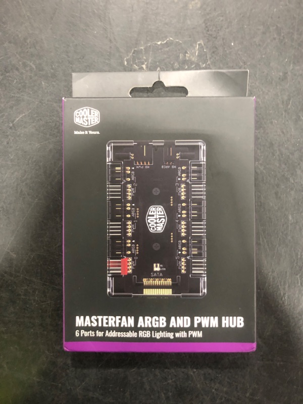 Photo 1 of Cooler Master ARGB & PWM HUB 1 to 6 Port