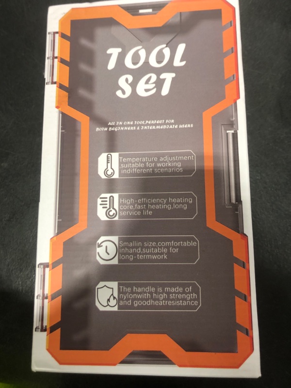 Photo 1 of Soldering Iron Premium Kit, 60W Soldering Gun with Ceramic Heater, 12-in-1 Soldering Tool, Adjustable Temperature 200 to 450°C, Includes Soldering Iron Tip, Solder Wire, Pump and Paste