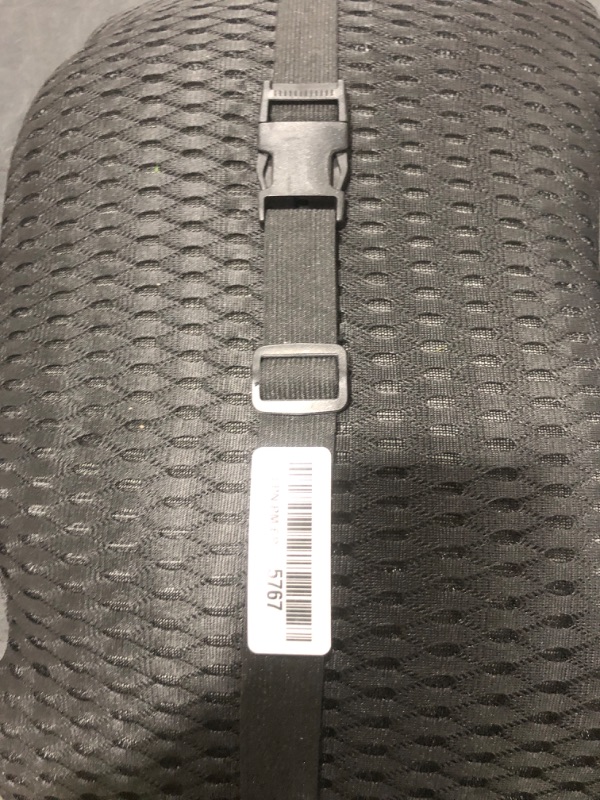 Photo 1 of Lumbar Support Pillow for Car, Memory Foam Car Seat Back Support Pillow for Driving, Back Cushion with Strap for Pain Relief, Ergonomic Back Cushion for Office Chair, Wheelchair (Black)