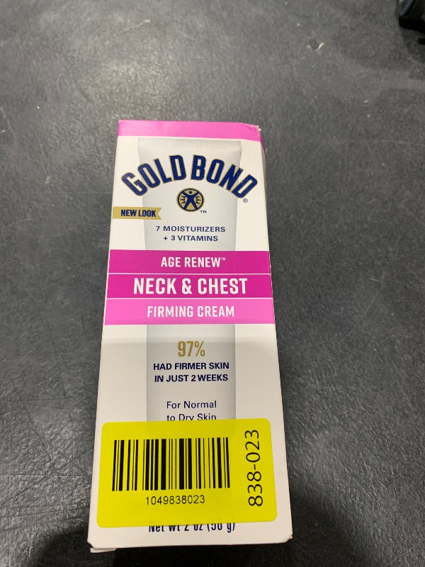 Photo 1 of Gold Bond Age Renew Neck & Chest Firming Age Renew Cream, 2 oz., Clinically Tested Skin Firming Cream