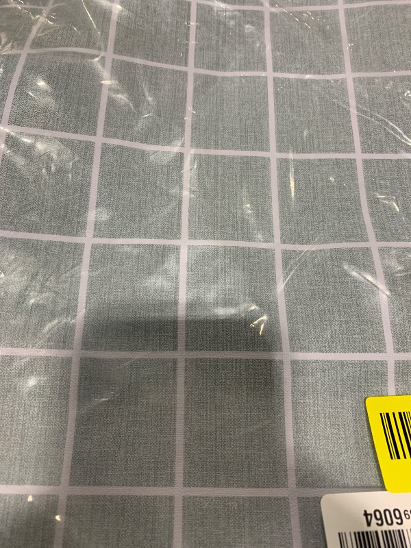 Photo 1 of Romanstile Rectangle Plastic Tablecloth, 100% Waterproof Oil-Proof Checkered PVC Table Cloth, Heavy Duty Vinyl Table Cover for Dining, Camping, Picnic, Outdoor - 54 x 108 Inch, Sage Green