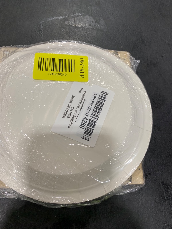 Photo 1 of CHUNNIN 50Pcs 50th Birthday Party Paper Plates and Napkins Back in 1975 Dessert Cake Plates Vintage 50 Year Old Theme Decorations 1975 Tableware Set Serves 25 Guest 50th Birthday Party Supplies