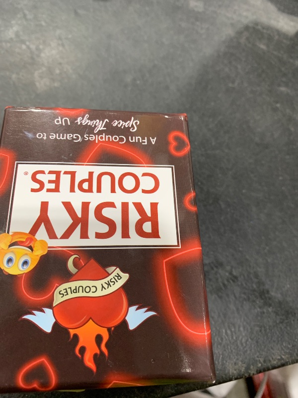 Photo 1 of RISKY COUPLES - Super Fun Couples Game for Date Night: 150 Dares & Questions for Your Partner. Romantic Anniversary & Valentines Gifts. Card Game for Couple