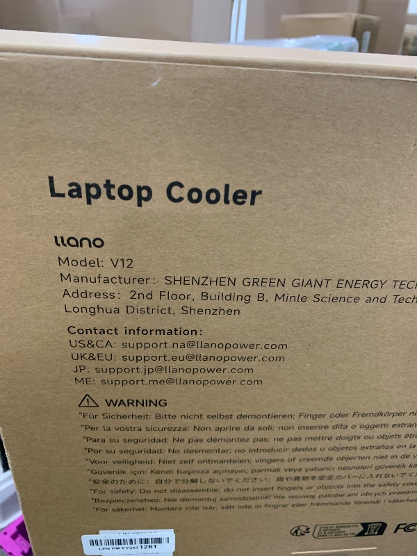 Photo 1 of llano V13 Gaming Laptop Cooler, Laptop Cooling Pad Stand with 5.5inch External Cooling Fan, Fast Cooling Computer Laptop 15.6-21in, Adjustable Speed, Touch Control, 3-Port USB A, A Mouse Pad Included