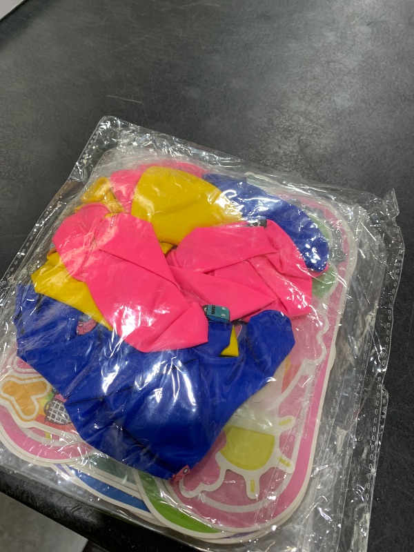 Photo 1 of Pink Pig Birthday Party Supplies,Birthday Banner Cake Toppers Balloons,Pink Pig Theme Party Decorations