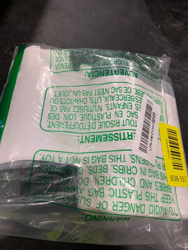 Photo 1 of 120 Counts 1.6 Gallon Mini Drawstring Trash Bags, Small Garbage Bags by KSSKSS, Code a fit 4.5-8 Liter, 1.2-2 Gal, White Trash Bin Liners for Home Office Kitchen Bathroom Bedroom