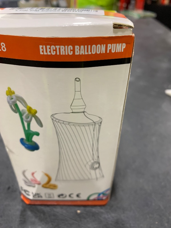 Photo 1 of Kusamue Balloon Pump Electric Air Pump for Long Balloon Inflator Blower Machine for Birthday Party Celebration Balloons Decorations for Twisty Animal Balloons(Pink)
