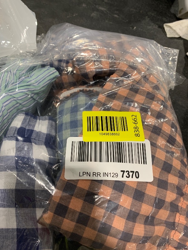 Photo 1 of Fruit of the Loom Men's Tag Free Woven Boxer Shorts, Relaxed Fit, Moisture Wicking, Color Multipacks, Assorted Gingham Stripe