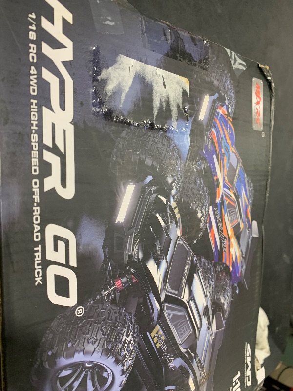 Photo 1 of HYPER GO H16BM 1/16 RTR Brushless Fast RC Cars for Adults, Max 42mph Electric Off-Road RC Truck, High Speed RC Car 4X4 Remote Control Car with 2 Lipo Batteries for Adult, Compatible 3S Lipo