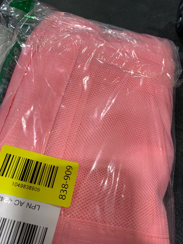 Photo 1 of HDKJDPG 4 Set Ultralight Compression Packing Cubes Travel for Suitcases ?Compressible Mesh Packing Cubes for Travel Women Packing Organizers (Pink)