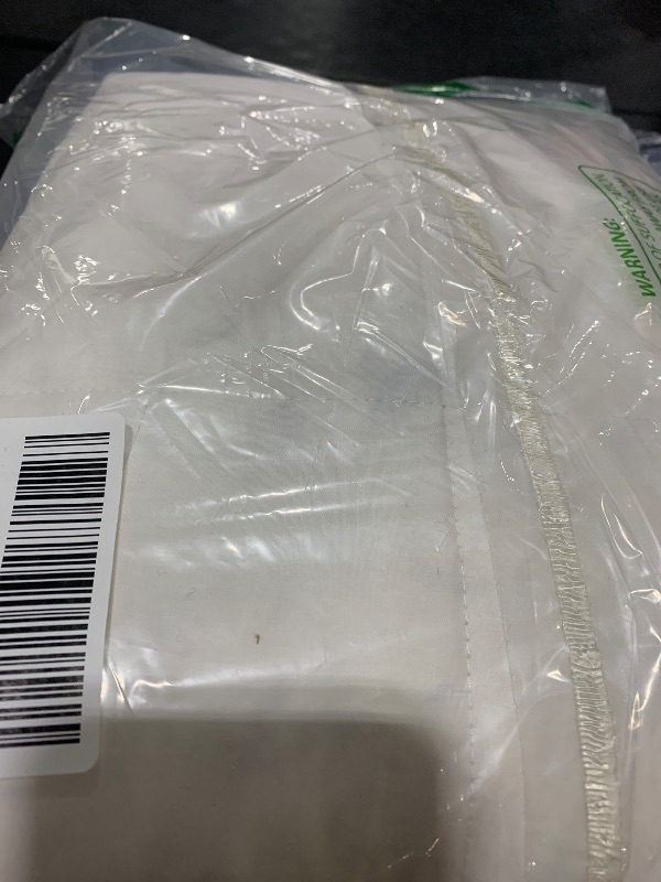 Photo 1 of TOPGREEN Organic Feathers Down Comforter Twin Size, All Season Duvet Insert with 100% Organic Cotton Cover, Medium Warm Bed Comforter with Corner Tabs (68x90, White)