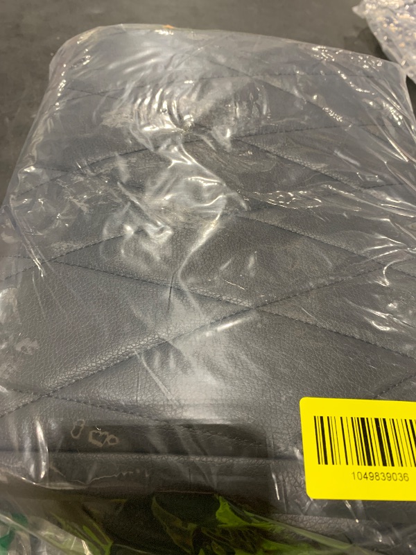 Photo 1 of CAR PASS 2 Pack Leather Front Car Seat Covers, Bottom Seat Covers Full Wrapped with Storage Pocket, Anti-Slip Leather Seat Protectors,Waterproof Seat Cushion Pad Universal Fit Sedan SUV Truck, Black
