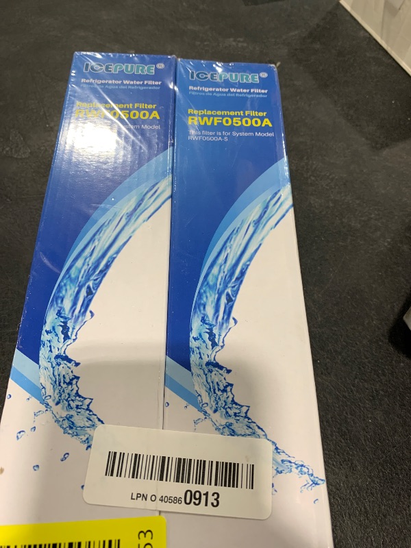Photo 1 of ICEPURE 4396508 Refrigerator Water Filter Replacement for EveryDrop Filter 5, EDR5RXD1, Whirlpool 4392857, NL300, 4396510, 4396509, 4396547, LC400V, 4396510p, WF-NLC240V,PNL240V, 2PACK