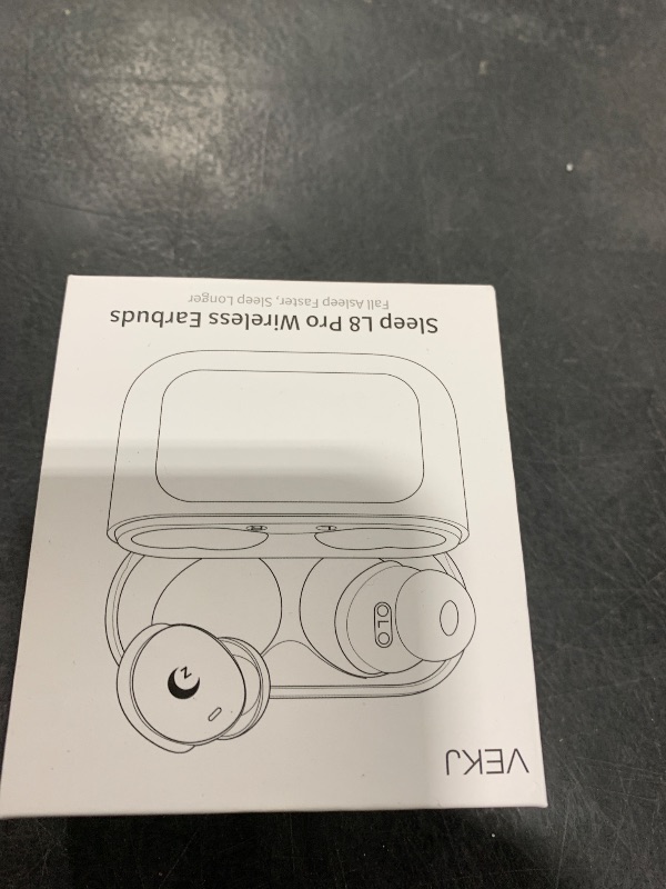 Photo 1 of VEKJ Sleep Earbuds,Mini Black in Ear Earphones, Smart Touch Screen Ear Buds Sleep Headphones