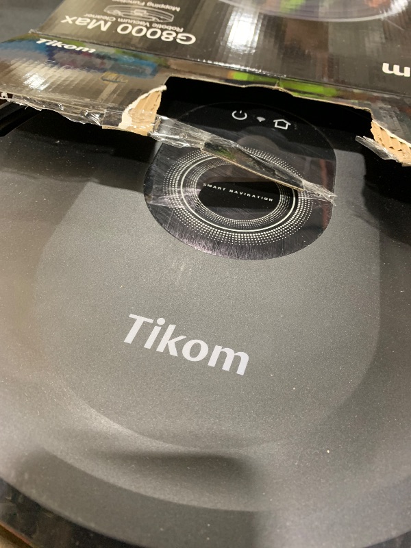 Photo 1 of Tikom Robot Vacuum and Mop Combo, 5000Pa Robotic Vacuum Cleaner, 150 Min Max, App & Remote Control, Ideal for Hard Floor, Carpet, Pet Hair, Self-Charge(G8000 Max)