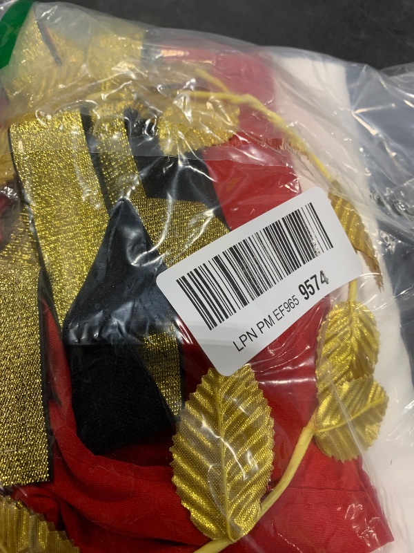 Photo 1 of JPXH Ancient Greek Toga Adult Roman Costume with Headband Halloween Cosplay Outfit