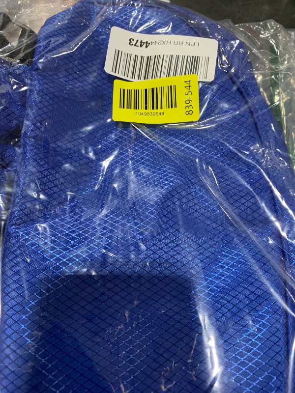Photo 1 of Valleycomfy Sports Drawstring Backpack - Water Resistant String Bag with Side Mesh Pockets Shoe Compartment Gym Backpack for Women & Men Blue