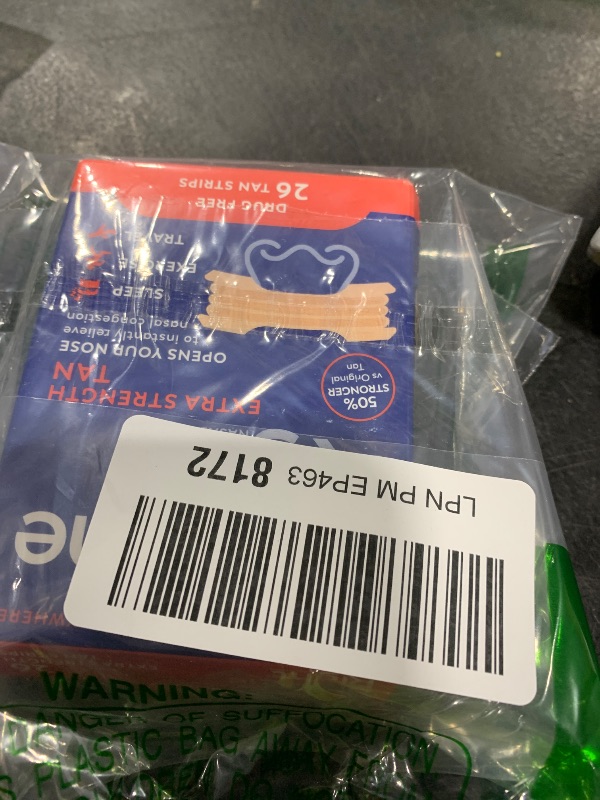 Photo 1 of Breathe Right Nasal Strips Extra Strength Tan Nasal Strips Help Stop Snoring Drug-Free Snoring Solution & Instant Nasal Congestion Relief Caused by Colds & Allergies 26ct