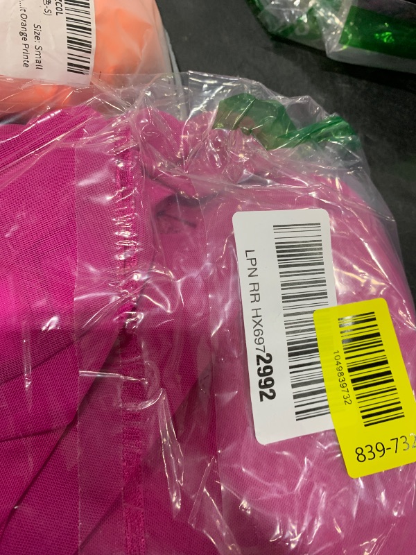 Photo 1 of Chunpin Women's Mesh Square Neck Bodysuit Short Sleeve Going Out Tops Thong Bodysuits Outfits Hot Pink XXL