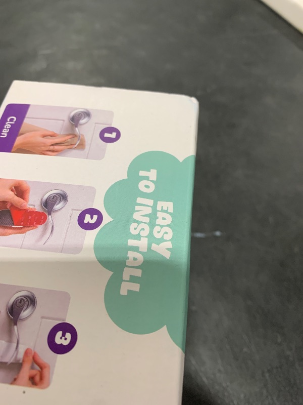Photo 1 of Door Lever Lock (3 Pack) Prevents Toddlers from Opening Doors. 3.25" L * 1.5" W * 4.5" H Easy One Hand Operation for Adults. Durable ABS with 3M Adhesive Backing. Simple Install, No Tools Needed.
