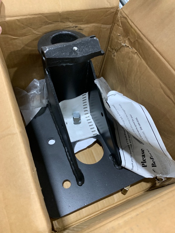 Photo 1 of T-Built 5th Wheel to Gooseneck Adapter 8" with 7 3/4" Forward Offset with Remote Release Cable, Made in USA, Fifth Wheel to Gooseneck Adapter for RV Camper Trailer, 20.000 Pound Rating