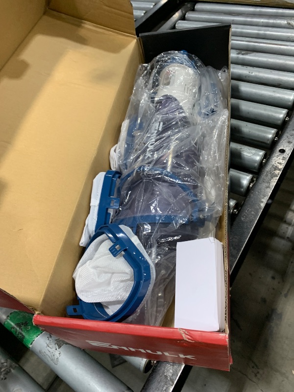 Photo 1 of Pool Vacuum for Above Ground Pool with a Telescopic Pole, Running time up to 1H, T403 Handheld Rechargeable Pool Cleaner with Powerful Suction up to 18.5 gallons/min, Ideal for Leaves, Debris