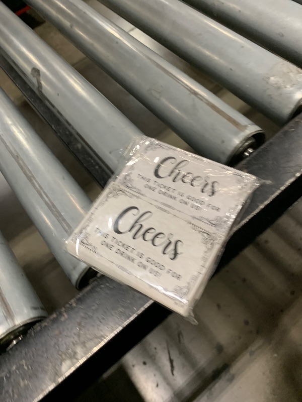 Photo 1 of 50 Cheers Free Drink Tickets - Party Drink Tickets for Wedding, Corporate Event, Work Party, Party Bar.One Free Beer Wine Alcohol Soft Drink or Food Vouchers.