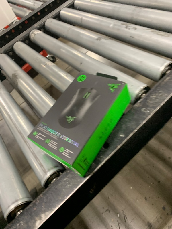 Photo 1 of Razer DeathAdder Essential Gaming Mouse: 6400 DPI Optical Sensor - 5 Programmable Buttons - Mechanical Switches - Rubber Side Grips - Classic Black