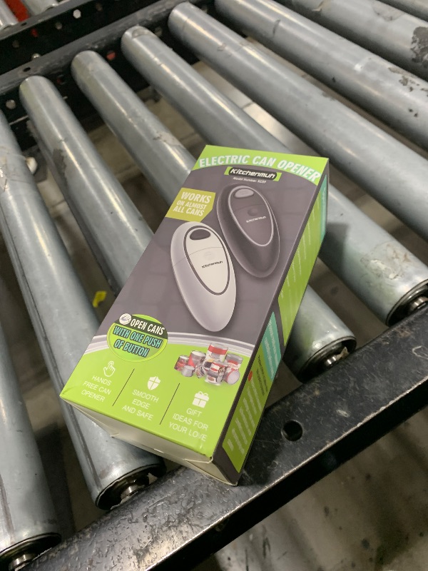 Photo 1 of One Touch Electric Can Opener Fits Almost All Can Sizes for Seniors with Arthritis, Hand Held Battery Operated Can Opener with Smooth Edge, Food Safe Kitchen Gadgets Automatic Can Opener for Kitchen