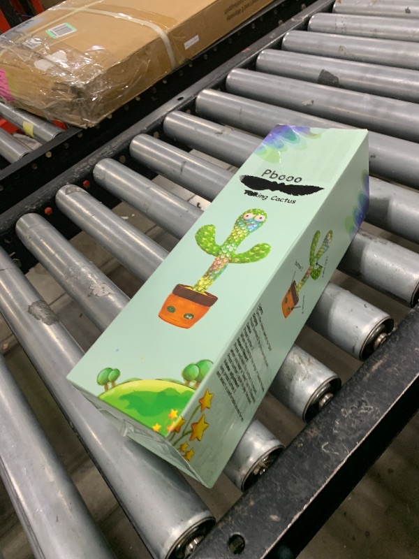 Photo 1 of Pbooo Dancing Talking Cactus Mimicking Toy,Talking Repeat Singing Sunny Cactus Toy 120 Pcs Songs for Baby 15S Record Your Sound Sing+Dancing+Recording+LED