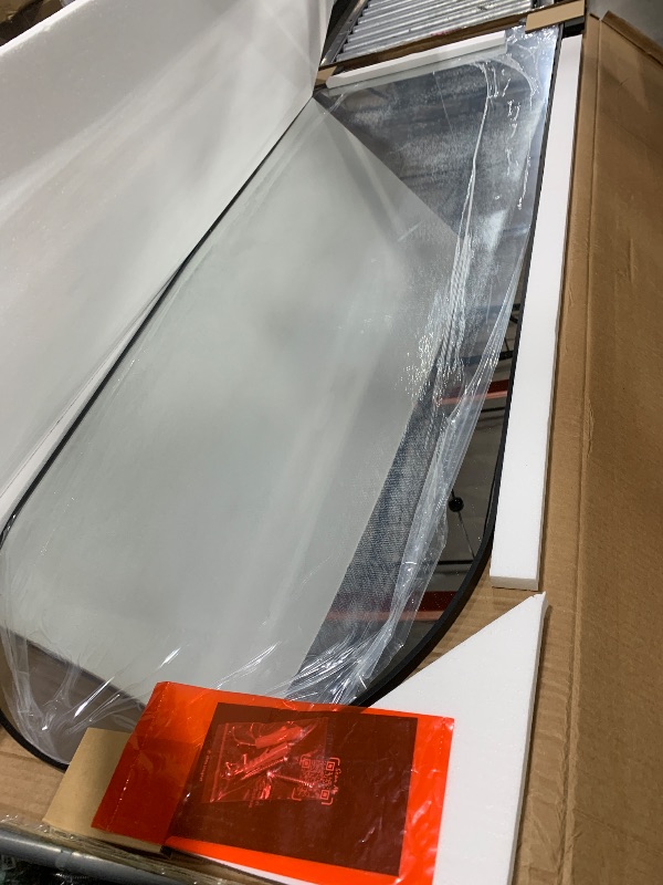 Photo 1 of HIGREENA Arched Full Length Mirror, 64"x24" Full Body Mirror with Aluminum Alloy Frame, Free Standing or Wall Hanging
