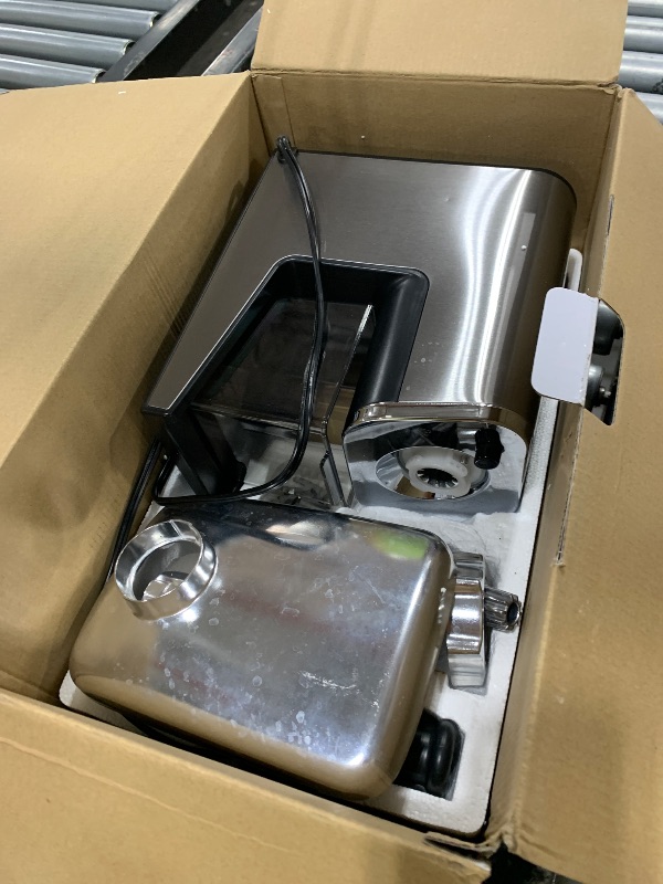 Photo 1 of Sinyder Electric Meat Grinder,3000 Max Heavy Duty Stainless Steel Meat Mincer with 2 Blades,3 Grinding Plates,Sausage Stuffer Tubes & Kubbe Kit for Home & Kitchen Using