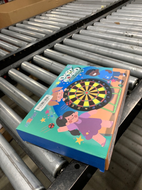 Photo 1 of Large Dart Board for Kids with Stand, Double Sided Kids Dart Board with 12 Sticky Balls and Darts,Family Party Party Supplies for Kids, Gift for Boys Toddlers 3 4 5 6 7+ Year Old Birthday Christmas