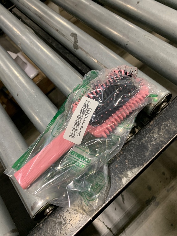 Photo 1 of Curl Defining Brush Pink, Volume Curly Hair Brush for Effortlessly Detangling Shaping and Styling Women's Curls, Waves & Coils, Curly Hair Products, Reduce Frizz
