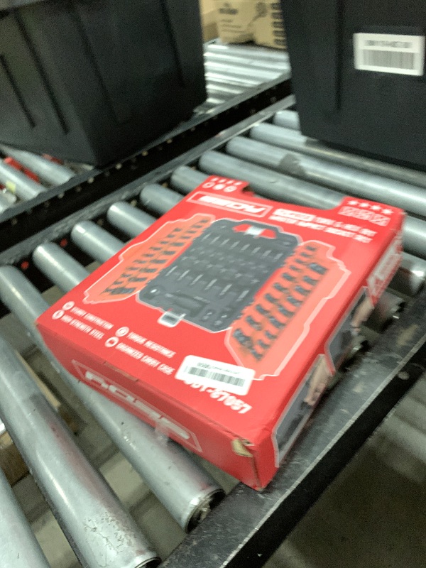 Photo 1 of 73-Piece Hex Torx Bit Impact Socket-Set, Master Impact Socket Set, SAE Metric Deep Shallow Sockets Torx Bit Sockets Includes Ratchet Handle, Adapters, Impact Universal Joint, Extension Bars