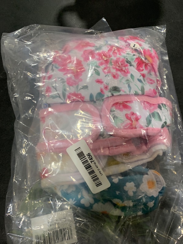 Photo 1 of Washable Female Dog Diaper with Suspender - 3 Pack Reusable Super Absorbent & Leakproof Fixed Doggie Diapers for Dogs in Heat Cycle-L