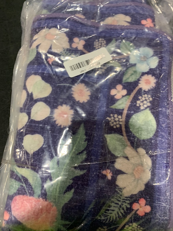 Photo 1 of Przemy Runner Rug for Bedroom, 2x6 Washable Floral Runners Rug, Non Slip with TPR Backing Rustic Carpet for Kid's Bedside Living Room Entryway Hallway Kitchen, Purple