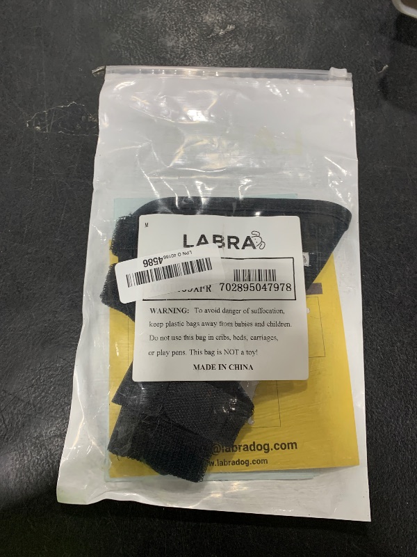 Photo 1 of Labra Dog Rear Leg Hock Joint Compression Wrap - Supportive Brace for Weak Back Legs, ACL Tear, and Joint Discomfort - Adjustable Hind Leg Support for Senior Dogs - Medium
