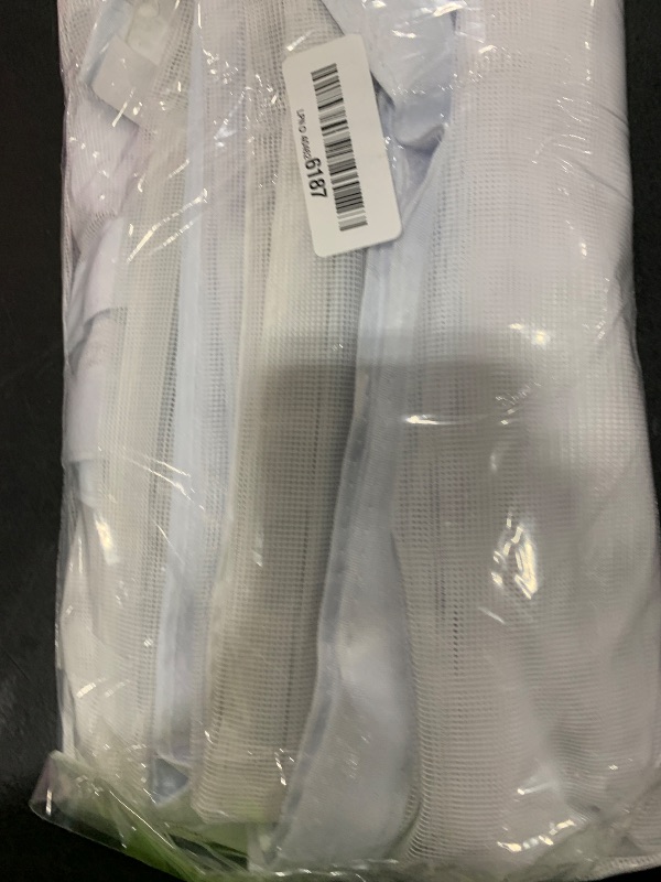 Photo 1 of MAGZO Magnetic Screen Door Fit Door Size 60 x 80 Inch, Screen Size 62" x 81" Reinforced Middle Opening Mesh Sturdy Polyester Curtain for Doors-White
