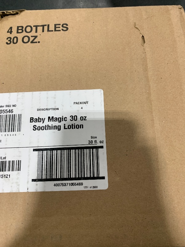Photo 1 of Baby Magic Gentle Baby Lotion | 30 Fl Oz (Pack of 4) | Vitamins & Aloe | Free of Parabens, Phthalates, Sulfates and Dyes