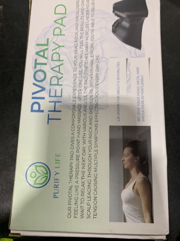 Photo 1 of Purify Life Occipital Release Tool for Pivotal Therapy and TMJ - Cervical Traction Pillow - Neck Stretcher and Shoulder Relaxer - Neck Traction Device for Spinal Alignment & Tension Headaches