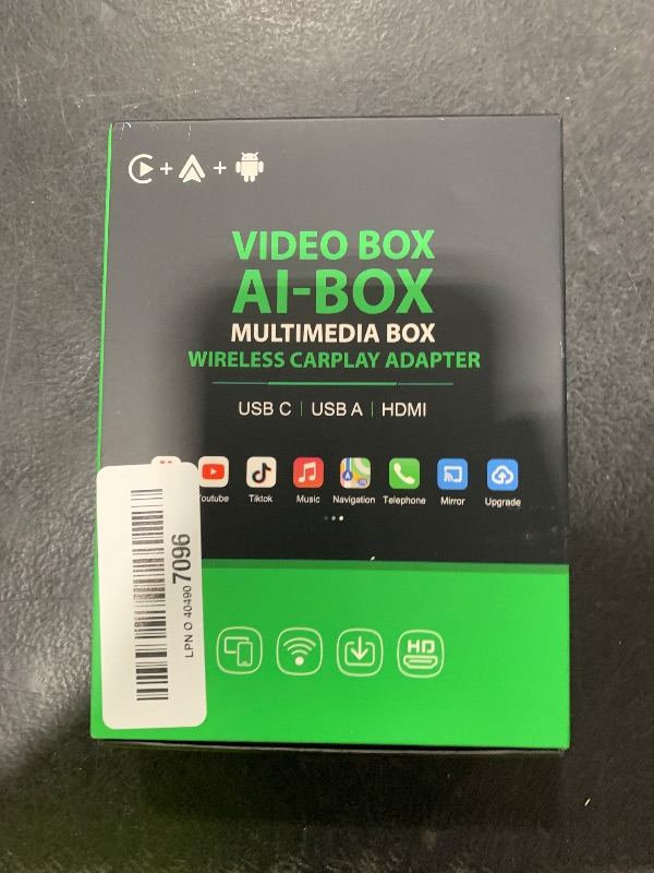 Photo 1 of MNGAEK 4-in-1 Wireless CarPlay & Android Auto Adapter,Magic Vedio Box Stream Netflix, YouTube, Disney+?HDMI Output, USB Drive & TF Card Support Upgrade OEM Wired CarPlay (4+32GB)