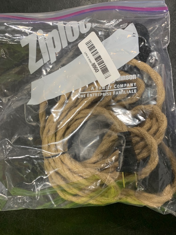 Photo 1 of LYOOWNG Plug in Pendant Light Cord, Farmhouse Hanging Lights with Plug in Cord, 15FT Hemp Rope Plugin Hanging Light Cord Kit with On/Off Switch, E26 E27 LightSocketCord