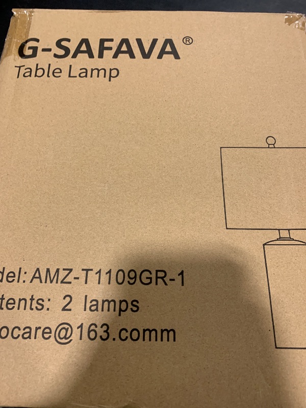 Photo 1 of G-SAFAVA 20.25" Small Single Table Lamp for Bedroom Modern Ceramic Nightstand Lamp Farmhouse Bedside Lamp Boho Living Room End Side Table Lamp, Green