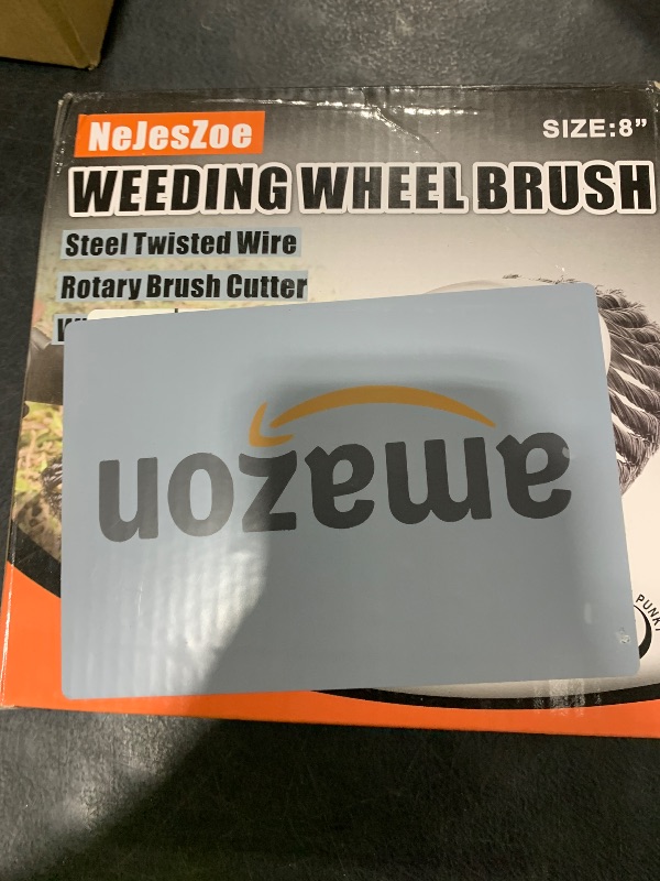 Photo 1 of NeJesZoe 8 Inch Steel Wire Weed Wheel Brush Cutter Trimmer Head, Weed Trimmer Blade Head for Weed Eater,Brush Cutter,Weed Wrackers, Compatible with Husqvarna, Sthil, Moss Grass Rust Removal