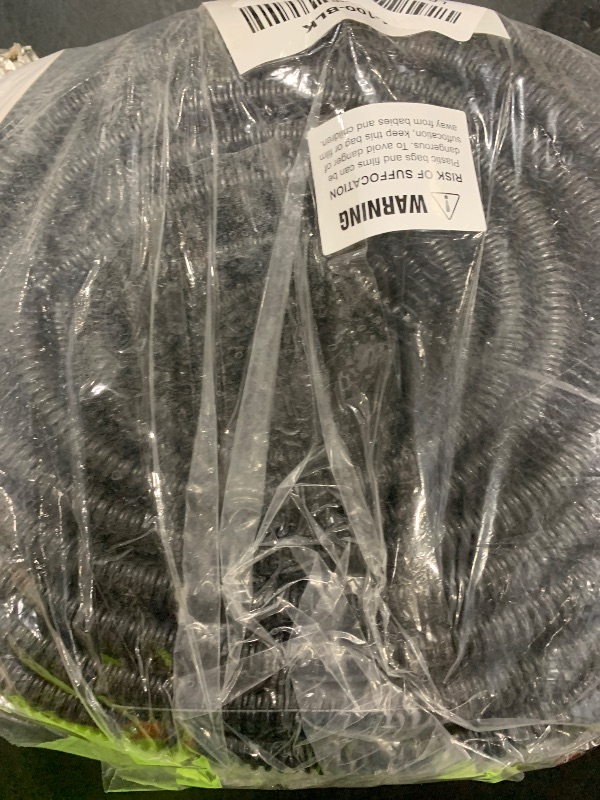 Photo 1 of 1/4" X 100 ft Split Wire Loom Flex-Guard Convoluted Tubing – Protective Split Cable Sleeves for Automotive Home Industrial Electrical Wires – Heat Resistant Cable Conduit – Black