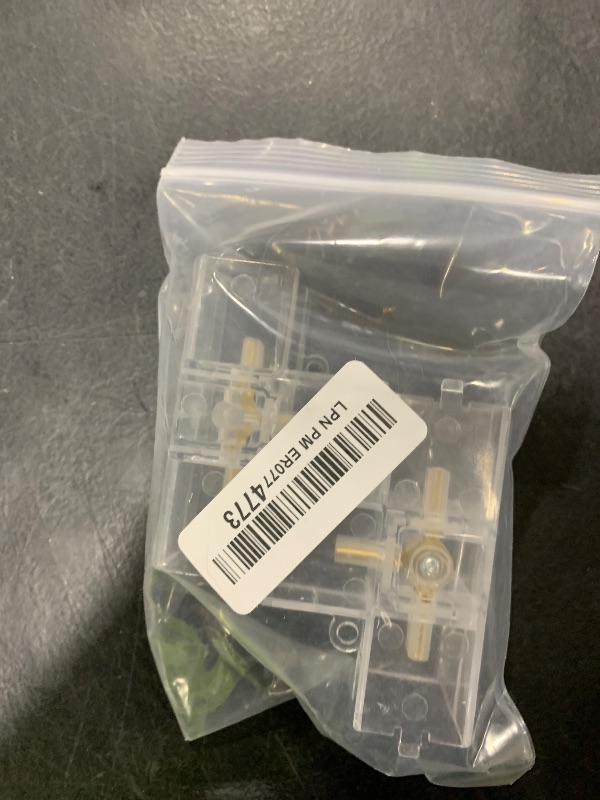 Photo 1 of cezelux 2 Pack Hexagon Garage Light Connectors 90° L-Connector 2 Pin 2 Way LED Garage Tube Copper Pin DIY Hexagon Light Accessories Replacement/Spare for Honeycomb Lighting Systems