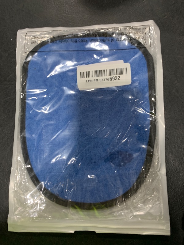Photo 1 of Skylety 2 Pcs Sand Wipe Off Mitts Beach Mitt Wipe Duster Cleaner for Summer Volleyball Sandbox Water Activity Soft Towel Clean Sand from Skin Mitt Pack for Surf Ocean Lakeside Recreation(Blue)