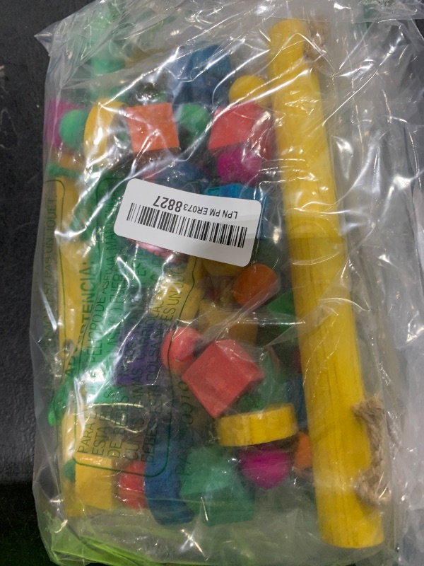 Photo 1 of Bissap 2PCS Bird Parrot Foraging Shredder Hanging Toys Sola Balls Sepak Takraw with Pacifier for Small Parrots Parakeets Conures Cockatiels Love Birds Cage Toy