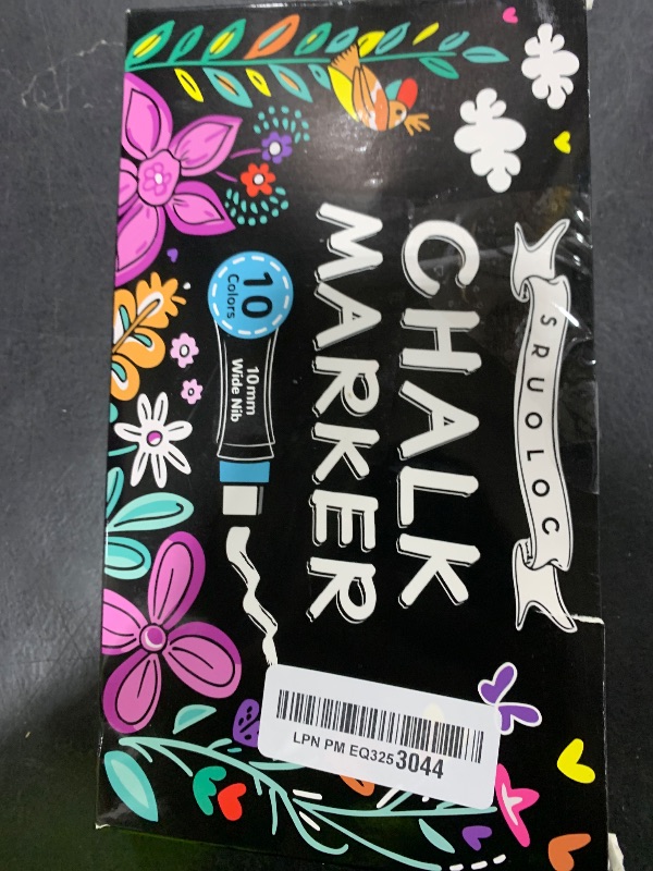 Photo 1 of Window Chalk Markers for Glass Washable, 10 Colors Jumbo Liquid Chalk Marker with 10mm 3 in 1 Nib Thick Wide Tips, Big Chalkboard Markers, Car Paint Pen for Auto, Bistro, Mirror, Poster, Blackboards